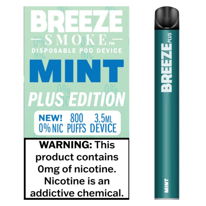 Breeze Plus Zero Nicotine Disposable Vapes